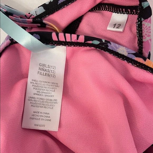 Breaking Waves Floral Bikini Size 12 - Picture 4 of 5